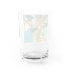 キキとココからのいおちゃん＆フクロウくん Water Glass :back