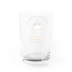 ハムスターとチンチラ kinchan_kohakuのはむちらバーガー(ハムスター、チンチラ) Water Glass :back