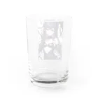 hokusoのAIイラストグッズ（蝶と鎖） Water Glass :back