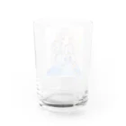 xxIPPOxxの月の光のように輝く銀髪の妖精の王女 Water Glass :back