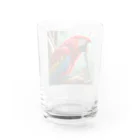 SAKIのコンゴウインコ Water Glass :back