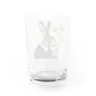 ニヒルうさぎ屋さんのニヒルうさぎ Ⅰ Water Glass :back