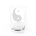 Jun-SUZURIの太極図です。 Water Glass :back