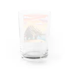 iikyanの恐竜④ Water Glass :back