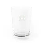 アジンガーのわけわかめ Water Glass :back