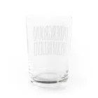 BLACK SHEEP ORIGIN SUZURI SHOPのUNDERGROUD DREAM BELIEVER Water Glass :back