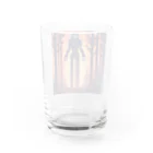 umakoiの木のようなお化けの影のドット絵 Water Glass :back