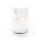 猫雑貨屋　ねこまろのパンの化身、茶トラ Water Glass :back