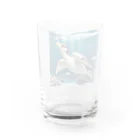 人魚の夢のペンガメ Water Glass :back