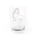 maco9486の女戦士 Water Glass :back