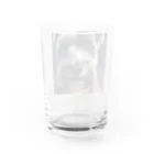 猫と犬どっちも好き！の犬 Water Glass :back