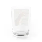 千裕アトリエ（いつもありがとう）のアビシニアン　Abyssinian cat Water Glass :back