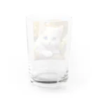 yoiyononakaの葡萄畑の番猫02 Water Glass :back