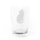 もっち（mocchi）の黒猫ちゃん Water Glass :back