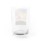 life photo goods shopの夕焼け Water Glass :back