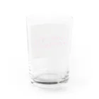 Makoto_Kawano Designの名言グッズ Water Glass :back