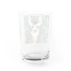 kindonesiaのドット絵のヒマラヤンキャット Water Glass :back