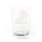 かわいいグッズのかわいい恐竜のグッズ Water Glass :back