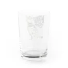 もっち（mocchi）のキジトラ猫ちゃん Water Glass :back