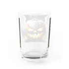 Shihiroの白いジャックオーランタン Water Glass :back