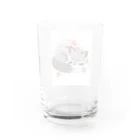 Shihiroの桜と銀ぎつね Water Glass :back