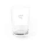 namonakyのファンキーガールシリーズ（ブラック） Water Glass :back