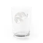 ロムー公式二次創作物販売所の大人気のロムザラシシリーズ Water Glass :back