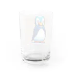 hamusutaroのペンギンピクセルアート Water Glass :back