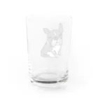 ひらいんさいどのブルオさん Water Glass :back