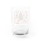 ほんわかショップの森のクリスマス会 Water Glass :back