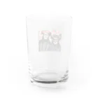 Yamapのヴェネチアのカーニバルの美しい仮面 Water Glass :back