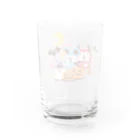 ミニマムユニヴァース@SUZURIのデビねこくんとデビねずちゃん グラス ハロウィン Water Glass :back