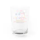 ミニマムユニヴァース@SUZURIのデビねこくんとデビねずちゃん グラス やきいも Water Glass :back