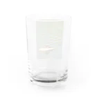 宇宙人の亀 Water Glass :back