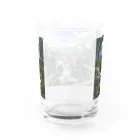 旨味教授といちごもちぷりんの未来都市 渓谷 Water Glass :back