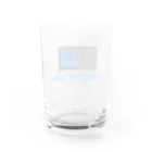 もか山のFighting Disk Jockey Water Glass :back