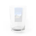 horror_nou13の八ヶ岳赤岳山頂と富士山 Water Glass :back