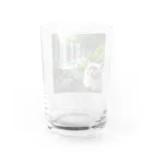 ニャーちゃんショップのレインボーキャット Water Glass :back