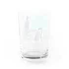 つぎのラピス島ペンギン Water Glass :back