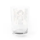 底辺の底辺好きな事を気ままに…。の走る元気な女の子 Water Glass :back