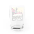 めそぽのカリフォルニアの白い車 Water Glass :back