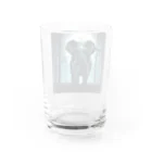 yuuchan22のホラー風ゾウ Water Glass :back