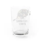 もっち（mocchi）の黒三毛猫ちゃん Water Glass :back