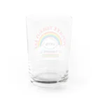 "Positive Thinking"のPositiveThinking Water Glass :back