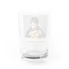 Sun'sのホットサンド少年 Water Glass :back