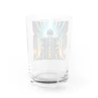 のんびりアート工房のサイバーパンク Water Glass :back