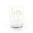 串カツワールドの串カツの妖精クシニョロ（仙台弁おだずなよ） Water Glass :back