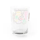 串カツワールドの串カツの妖精クシニョロ（クシニョロワールド） Water Glass :back