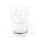 XIN地球369ショップのXIN地球ツインイルカLOVE♡ Water Glass :back