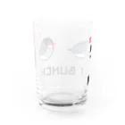 トモカピのドット文鳥（怒） Water Glass :back